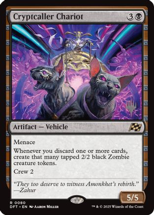 Cryptcaller Chariot (Promo Pack) [Aetherdrift Promos]