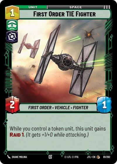 First Order TIE Fighter (JTL 081/262) [Jump to Lightspeed]