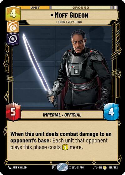 Moff Gideon I Know Everything (JTL 188/262) [Jump to Lightspeed]