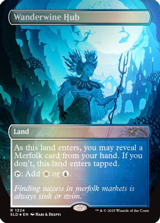 Wanderwine Hub (Rainbow Foil) [Secret Lair Drop Series]