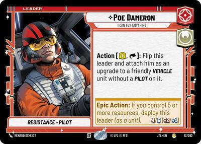 Poe Dameron I Can Fly Anything (JTL 013/262) [Jump to Lightspeed]