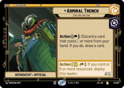 Admiral Trench Chk chk chk chk (JTL 014/262) [Jump to Lightspeed]