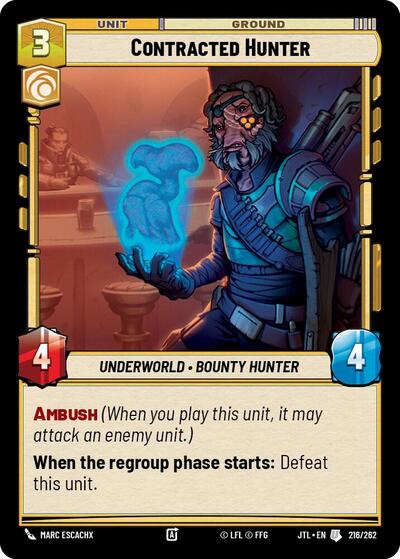 Contracted Hunter (JTL 216/262) [Jump to Lightspeed]
