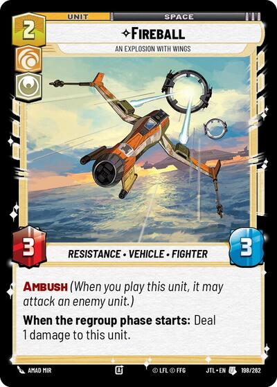 Fireball An Explosion With Wings (JTL 198/262) [Jump to Lightspeed]