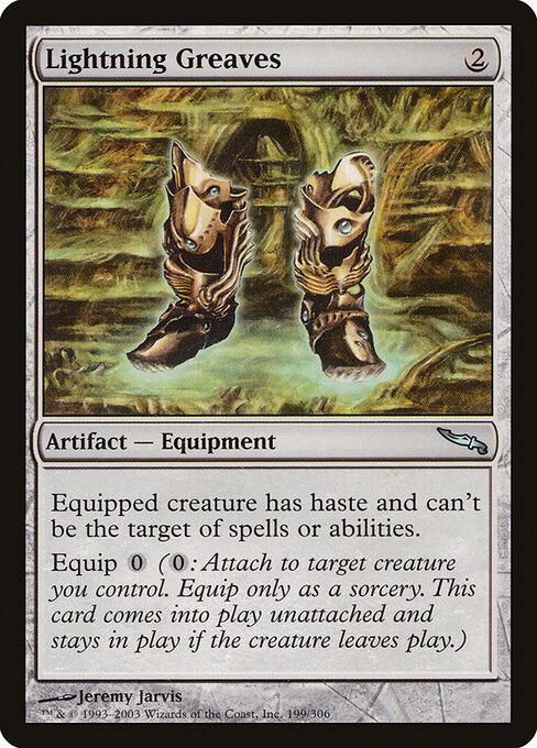 Lightning Greaves (MRD 199) [Mirrodin]