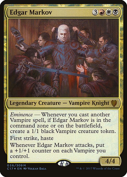 Edgar Markov (OC17 36) [Commander 2017 Oversized]
