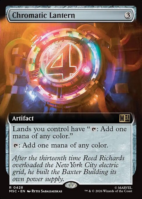 Chromatic Lantern (MSC 428) [Marvel Super Heroes Commander]