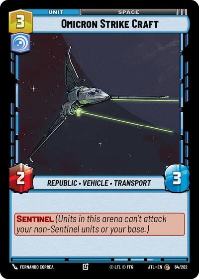 Omicron Strike Craft (JTL 064/262) [Jump to Lightspeed]