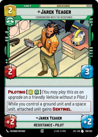 Jarek Yeager Coordinating With The Resistance (JTL 109/262) [Jump to Lightspeed]