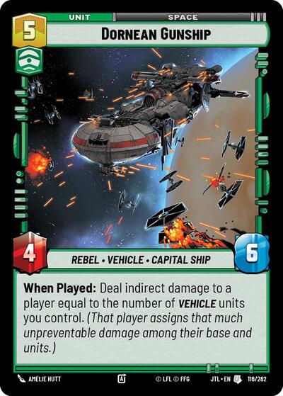 Dornean Gunship (JTL 116/262) [Jump to Lightspeed]