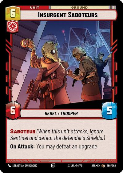 Insurgent Saboteurs (JTL 168/262) [Jump to Lightspeed]