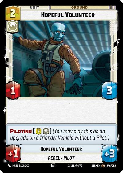 Hopeful Volunteer (JTL 246/262) [Jump to Lightspeed]