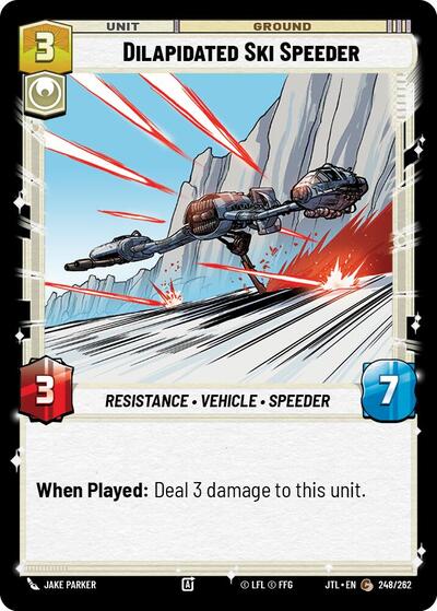 Dilapidated Ski Speeder (JTL 248/262) [Jump to Lightspeed]