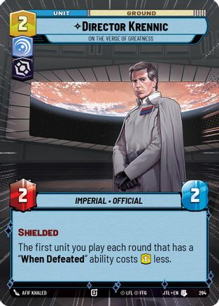 Director Krennic - On the Verge of Greatness (294) (Hyperspace) (294) [Jump to Lightspeed]