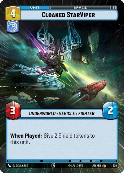 Cloaked StarViper Hyperspace (JTL 329) [Jump to Lightspeed]