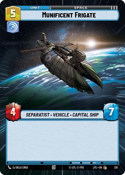 Munificent Frigate Hyperspace (JTL 331) [Jump to Lightspeed]