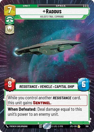 Raddus Holdos Final Command Hyperspace (JTL 366) [Jump to Lightspeed]