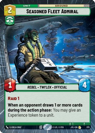 Seasoned Fleet Admiral (373) (Hyperspace) (373) [Jump to Lightspeed]