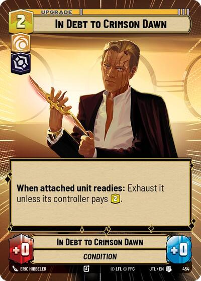 In Debt to Crimson Dawn Hyperspace (JTL 454) [Jump to Lightspeed]