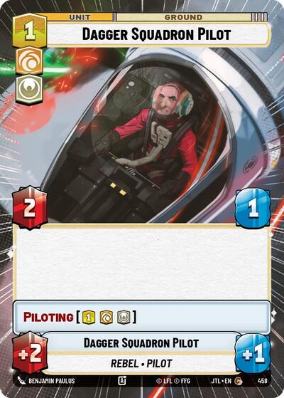 Dagger Squadron Pilot Hyperspace (JTL 458) [Jump to Lightspeed]