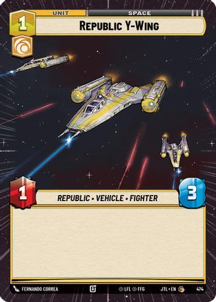 Republic Y-Wing (474) (Hyperspace) (474) [Jump to Lightspeed]