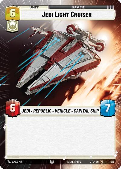Jedi Light Cruiser Hyperspace (JTL 513) [Jump to Lightspeed]