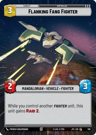 Flanking Fang Fighter Hyperspace (JTL 519) [Jump to Lightspeed]