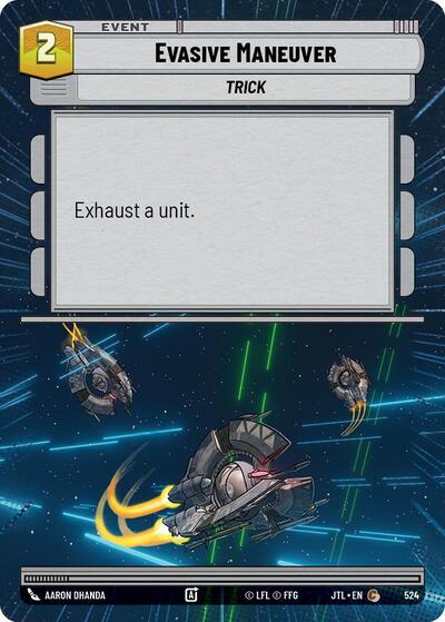 Evasive Maneuver Hyperspace (JTL 524) [Jump to Lightspeed]