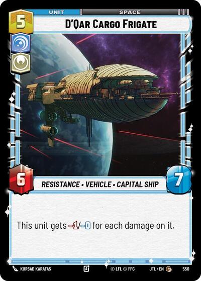 DQar Cargo Frigate Foil (JTL 550) [Jump to Lightspeed]