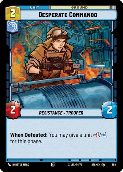 Desperate Commando Foil (JTL 558) [Jump to Lightspeed]