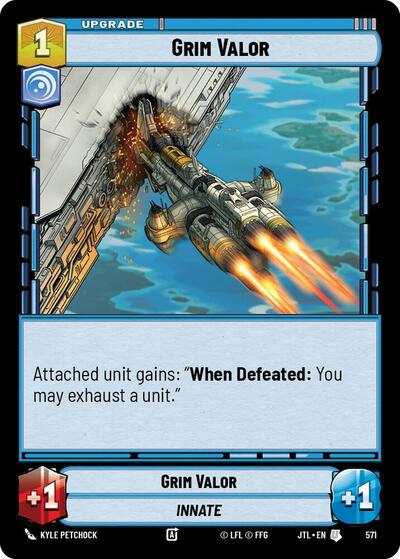 Grim Valor Foil (JTL 571) [Jump to Lightspeed]