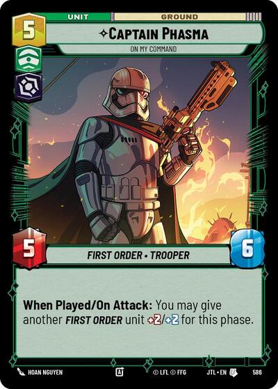 Captain Phasma On My Command Foil (JTL 586) [Jump to Lightspeed]
