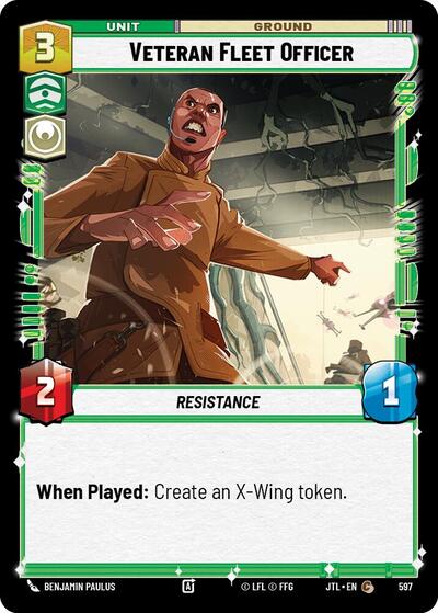Veteran Fleet Officer Foil (JTL 597) [Jump to Lightspeed]