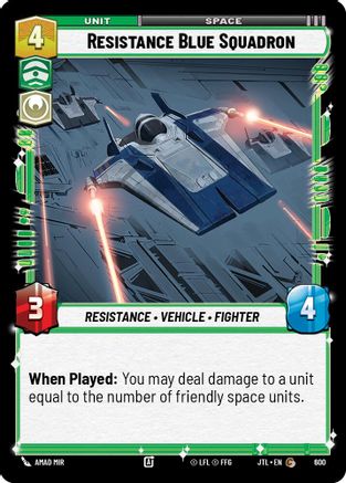 Resistance Blue Squadron (600) (600) [Jump to Lightspeed]