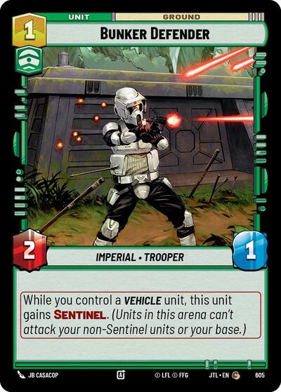 Bunker Defender Foil (JTL 605) [Jump to Lightspeed]