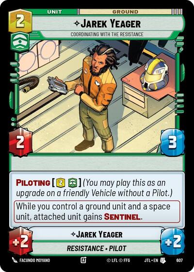 Jarek Yeager Coordinating With The Resistance Foil (JTL 607) [Jump to Lightspeed]