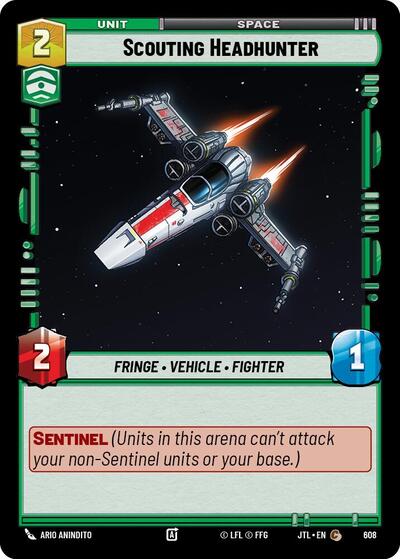 Scouting Headhunter Foil (JTL 608) [Jump to Lightspeed]