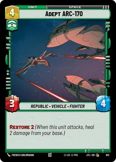 Adept ARC 170 Foil (JTL 612) [Jump to Lightspeed]