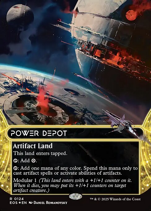 Power Depot (Borderless · Full Art) (EOS 124) [Edge of Eternities: Stellar Sights]