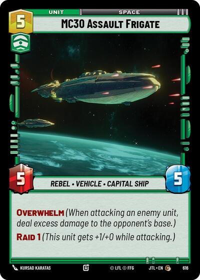 MC30 Assault Frigate Foil (JTL 616) [Jump to Lightspeed]