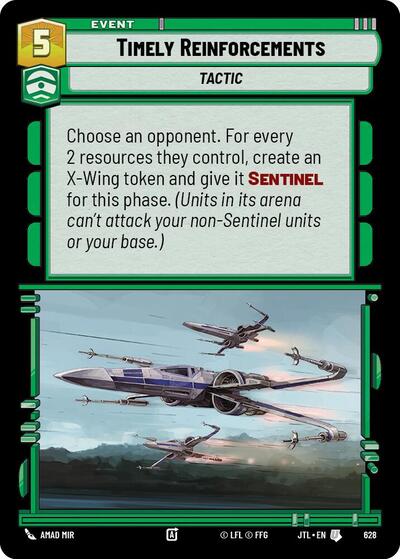 Timely Reinforcements Foil (JTL 628) [Jump to Lightspeed]