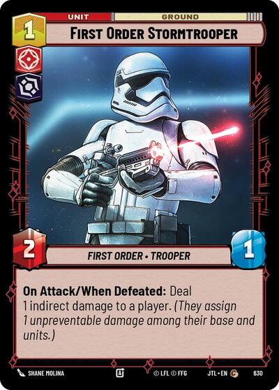 First Order Stormtrooper Foil (JTL 630) [Jump to Lightspeed]