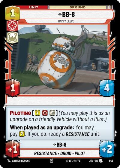 BB 8 Happy Beeps Foil (JTL 643) [Jump to Lightspeed]