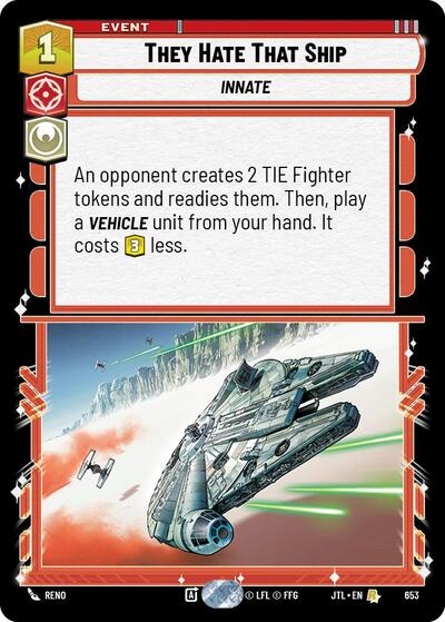 They Hate That Ship Foil (JTL 653) [Jump to Lightspeed]