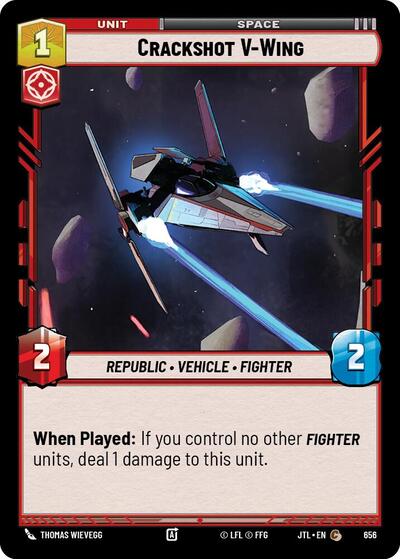 Crackshot V Wing Foil (JTL 656) [Jump to Lightspeed]