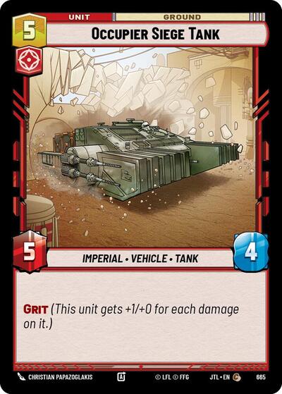 Occupier Siege Tank Foil (JTL 665) [Jump to Lightspeed]