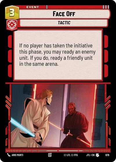 Face Off Foil (JTL 676) [Jump to Lightspeed]