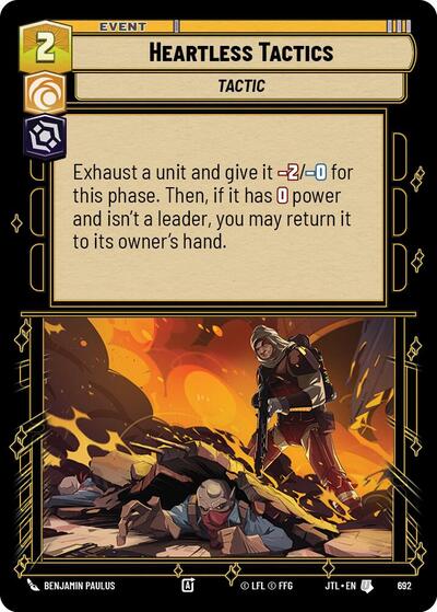 Heartless Tactics Foil (JTL 692) [Jump to Lightspeed]