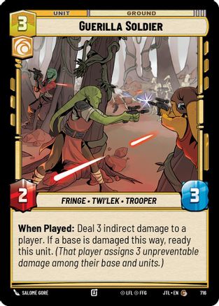 Guerilla Soldier (716) (716) [Jump to Lightspeed]