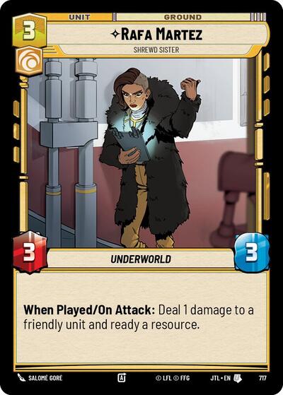 Rafa Martez Shrewd Sister Foil (JTL 717) [Jump to Lightspeed]